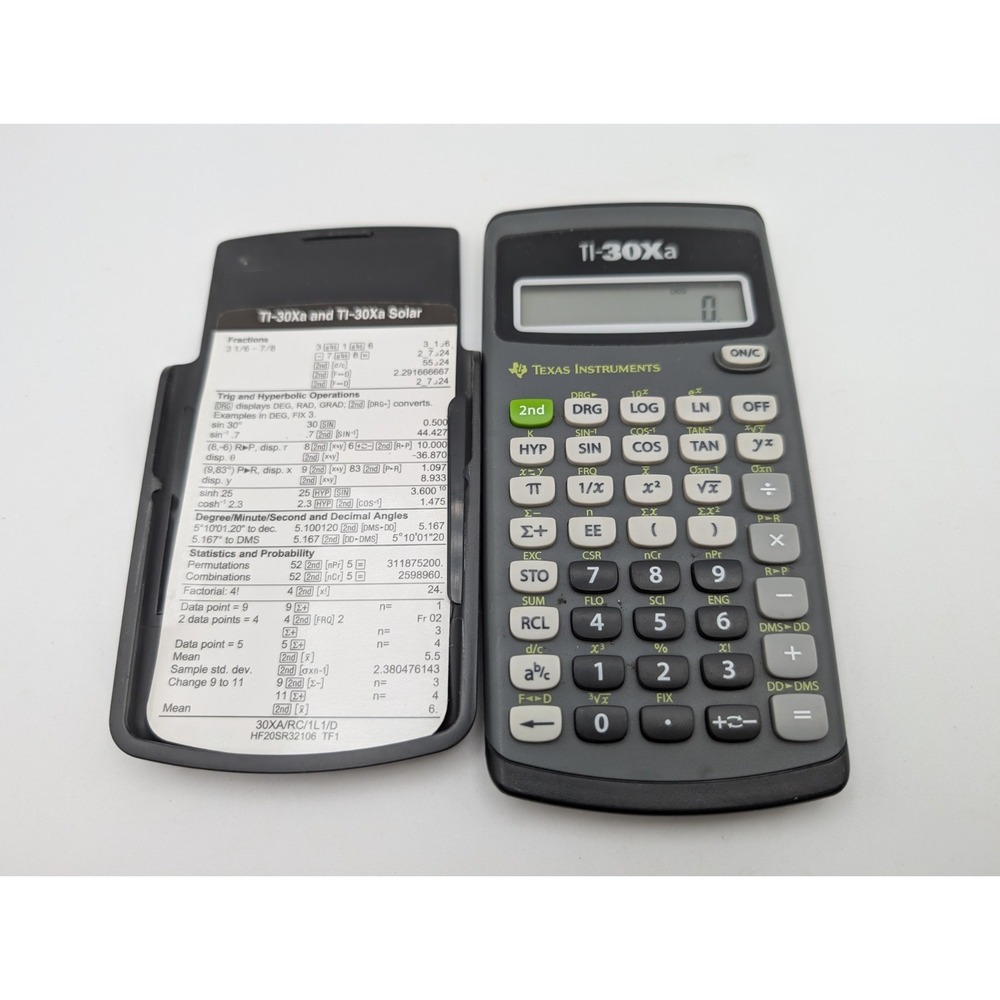 Texas Instruments TI-30XA Scientific Calculator With‎ Case